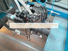 二重プラットフォーム 二重タイプ 溶接のための柔軟な組み合わせ 自動操作機とMIG/MAG溶接方法